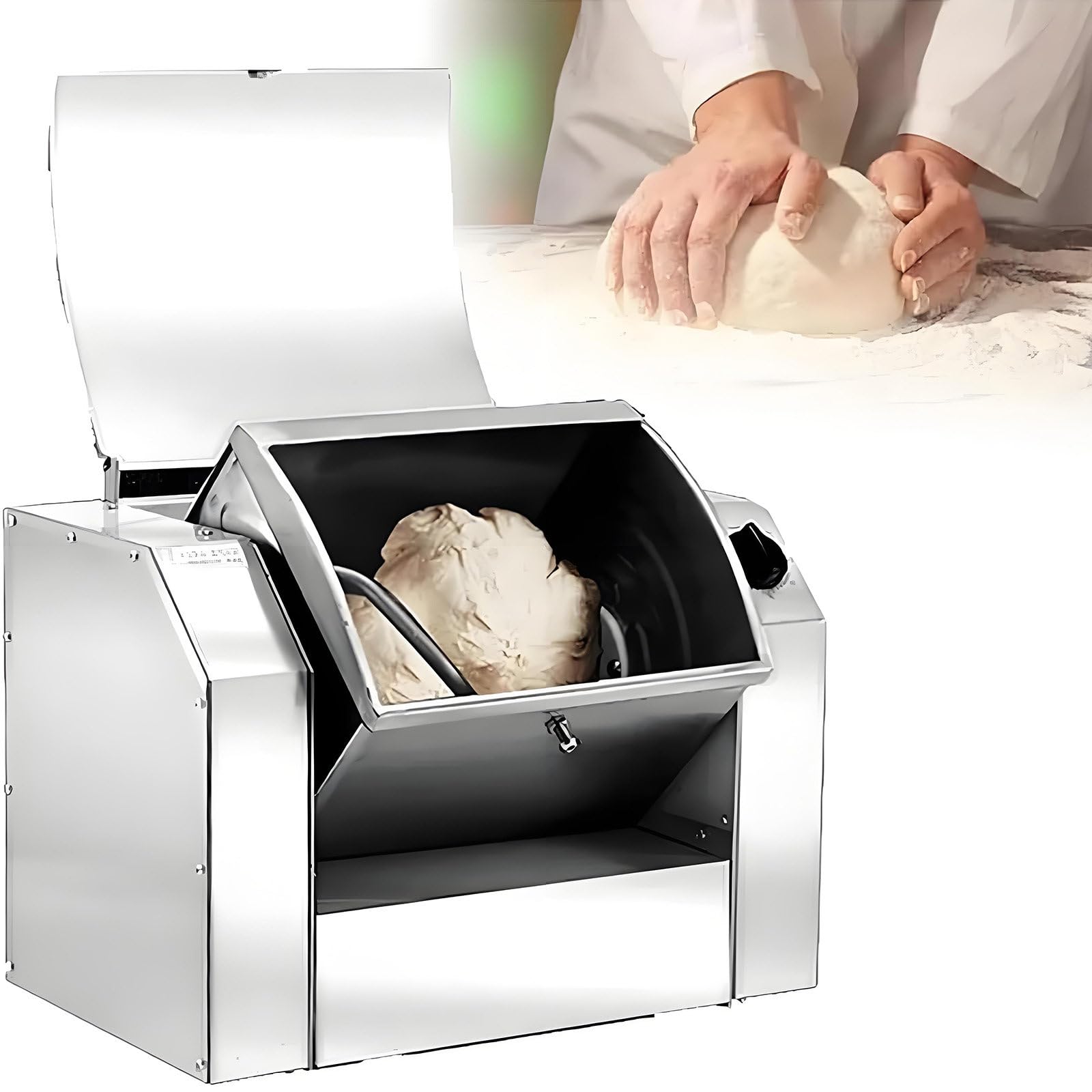 Pétrin à pâte (1100 W / 1500 W) pour Boulangerie et Restaurant 3kg