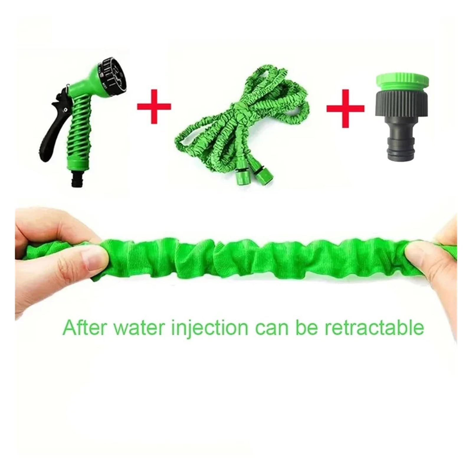manguera de jardín, tubería de agua de manguera de Manguera de lavado de autos a alta presión, manguera mágica for riego de jardín doméstico, rociador de agua multifunción for limpieza de jardinería(B