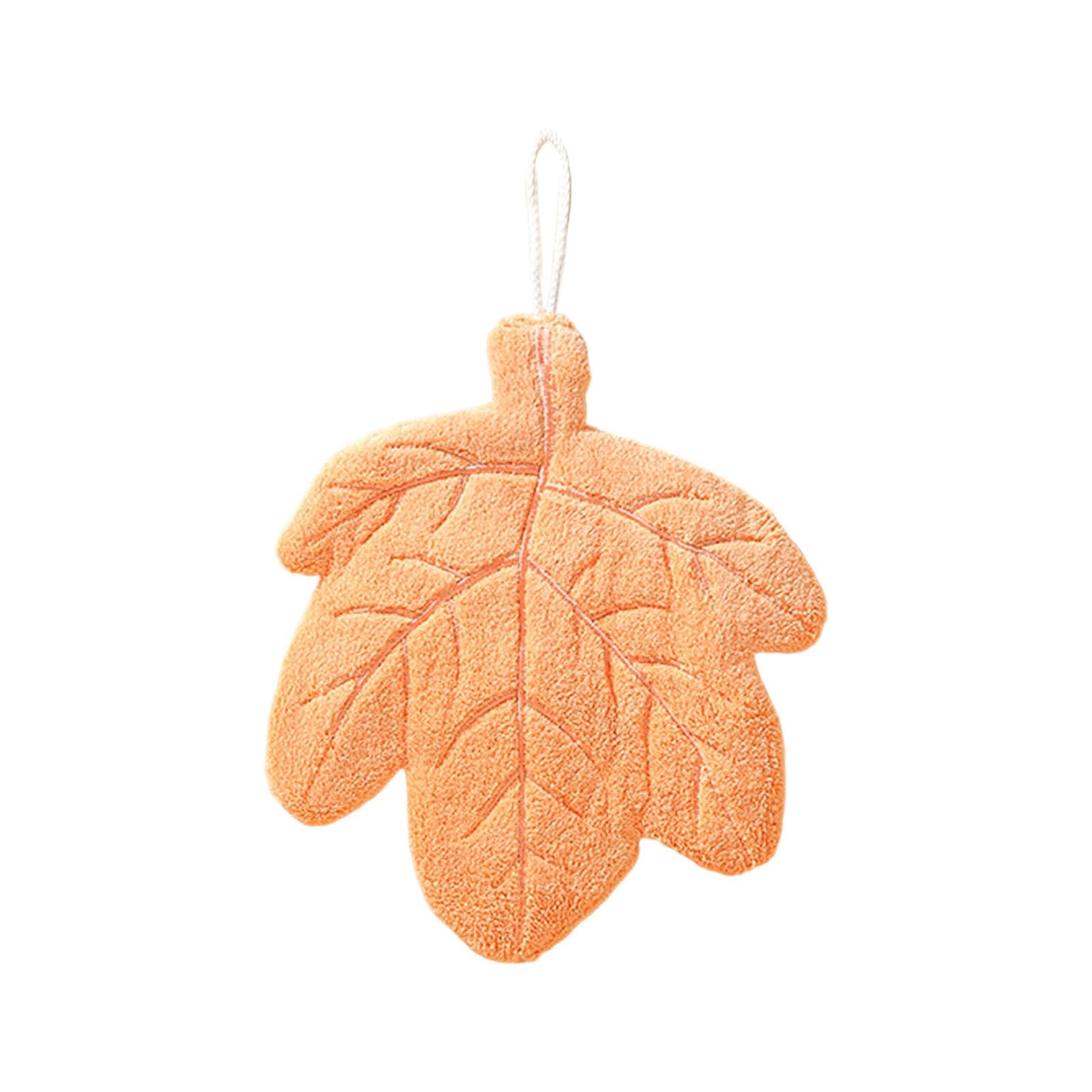Carotoe D Shape Han Towel With Hanging Loop Absorbent Fast Rying Corals Fleece For Nursery Travel Bathroom Hanging Han Towel