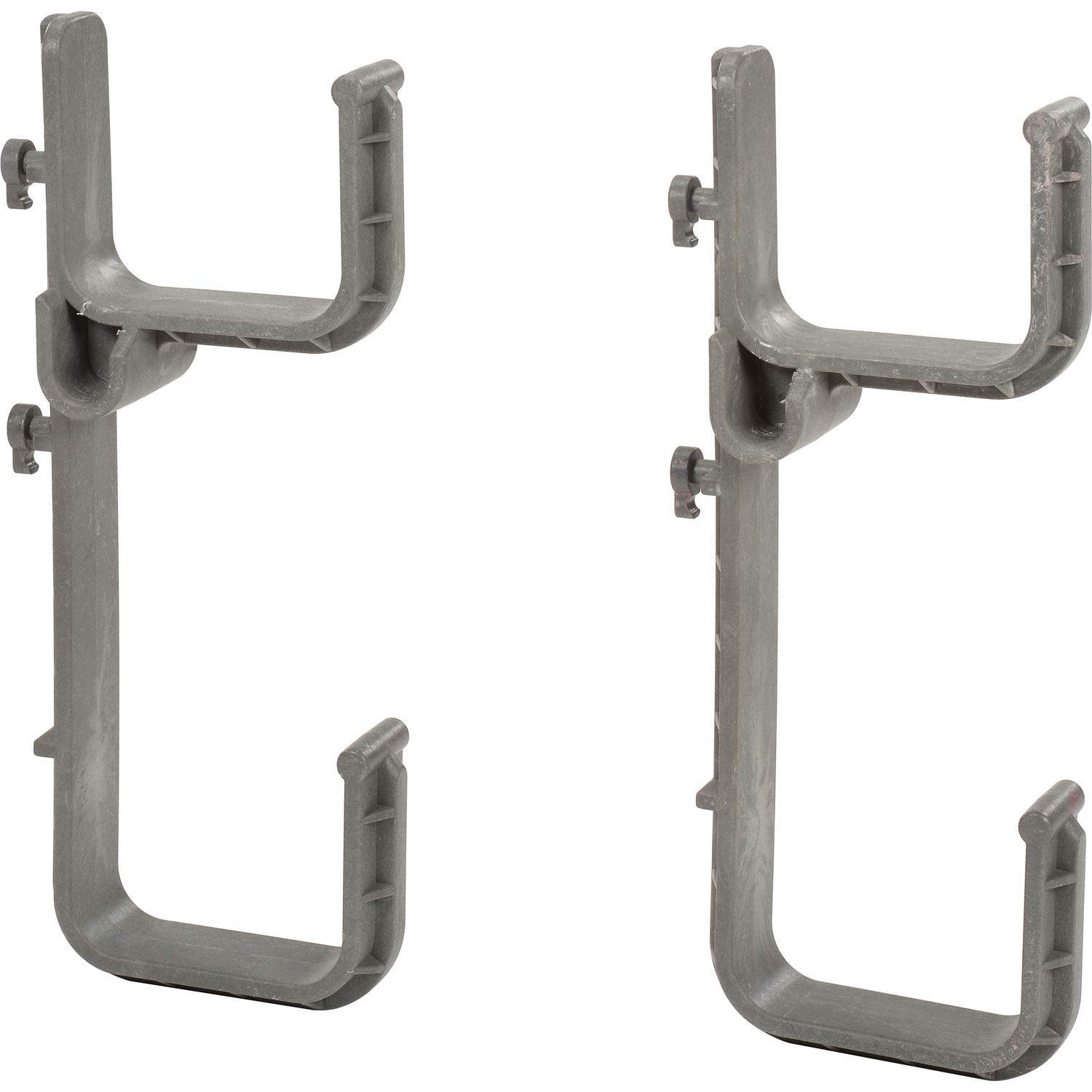 Accessory Square Hooks by Global Industrial – Plastic, Gray, Model 800302