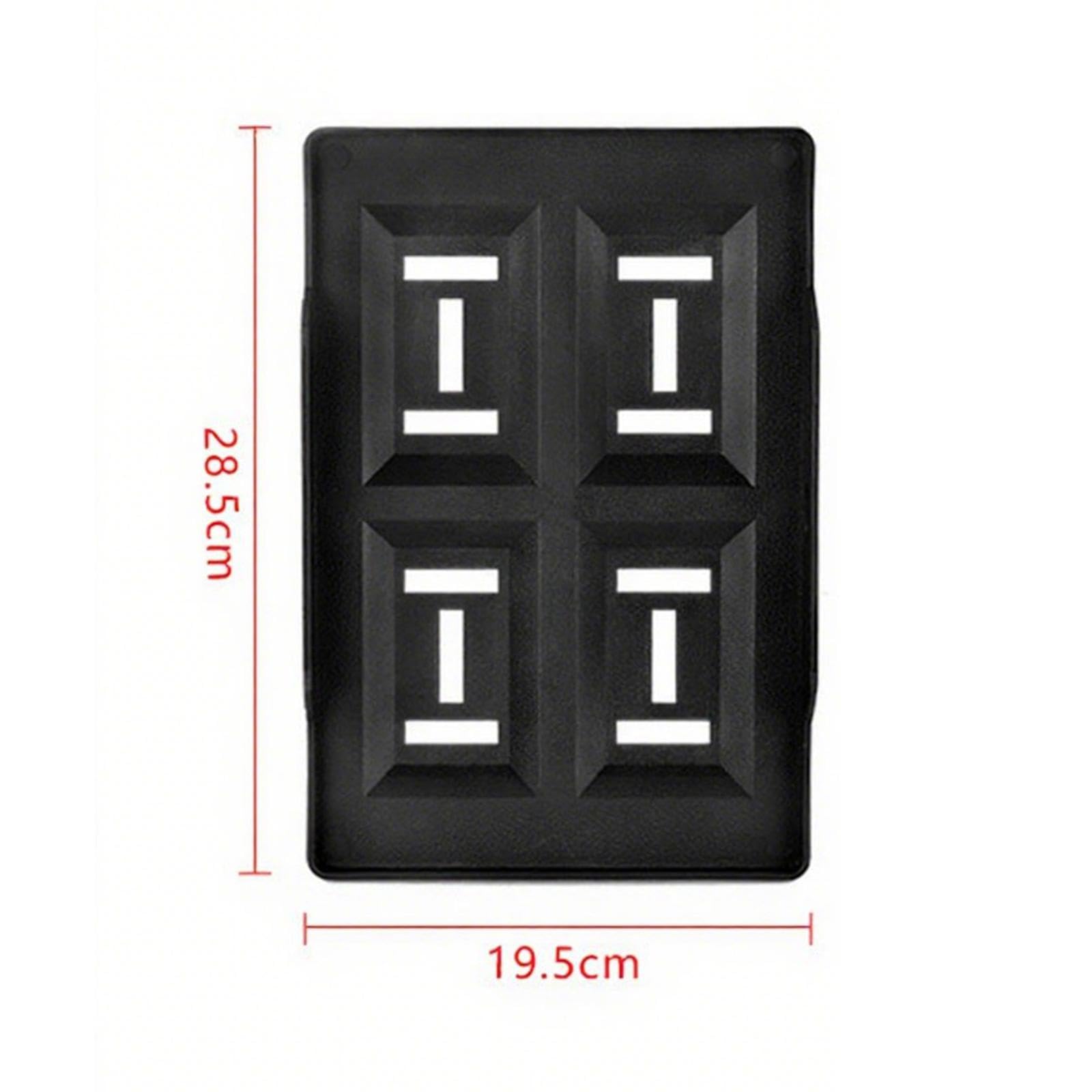 Bandeja Ajustable para Almacenamiento de Baterías de Automóviles, Antiaccesorios, Fácil Montaje, Estabilizador de Batería Multifuncional Y Resistente, 19.5 X 28.5 X 25 Cm