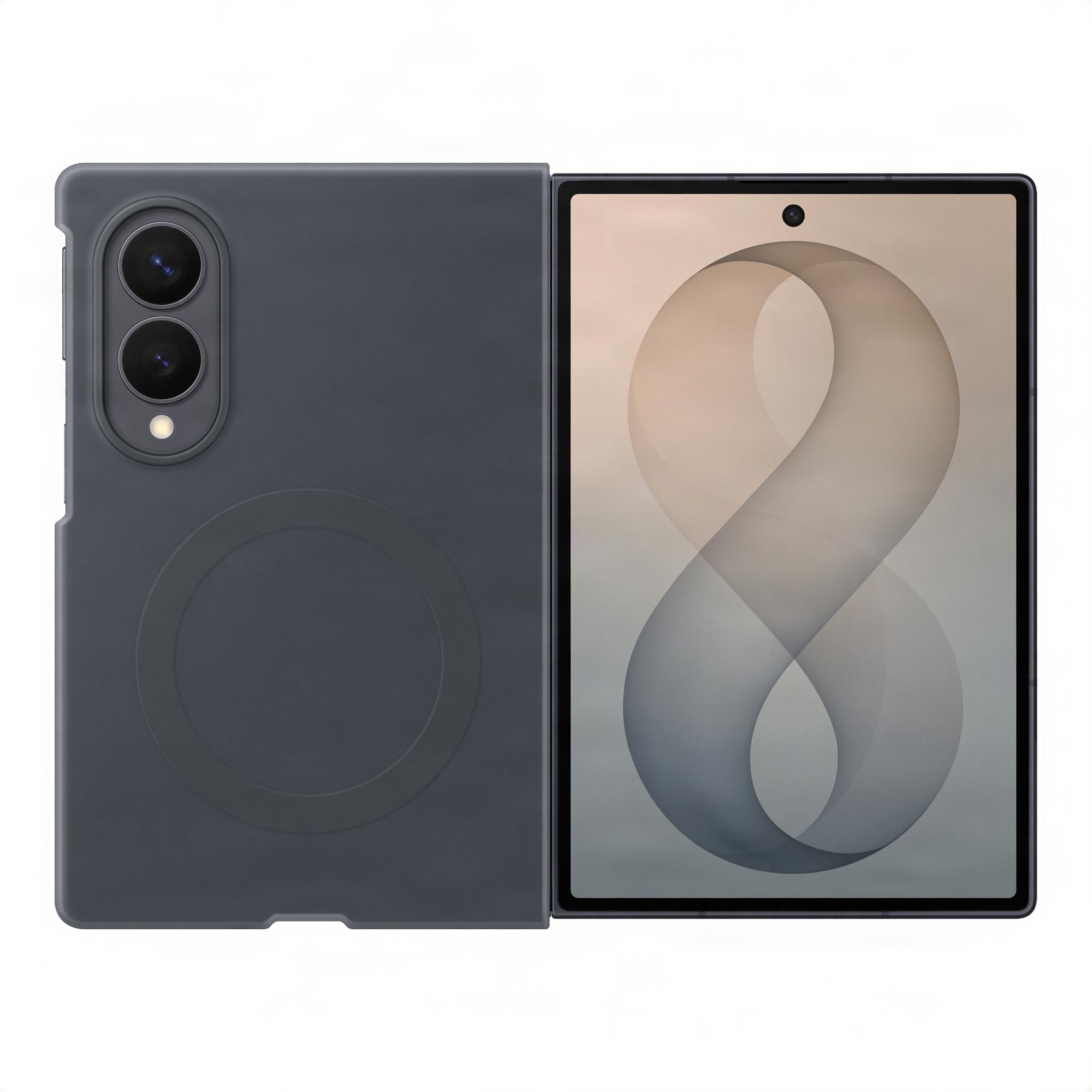 Samsung Galaxy Z Fold8 Magnetic Case - Graphite, Silver/Grey
