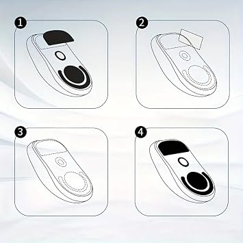 Rounded Edges Mouse Skates,Suit for Logitech G Pro X Superlight,Wireless Gaming Mouse feet Replacement Compatible with G Pro X Performance Upgrade