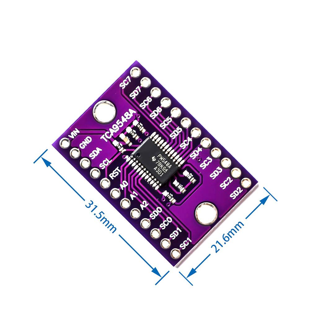 Scheda di espansione Youmile 5PACK TCA9548A I2C IIC Multiplexer Breakout Board Scheda di espansione a 8 canali per Arduino