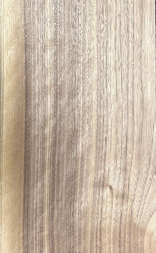 Walnut Quarter Cut Wood Veneer 6" x 19" raw no Backing 1/42" Thickness roll