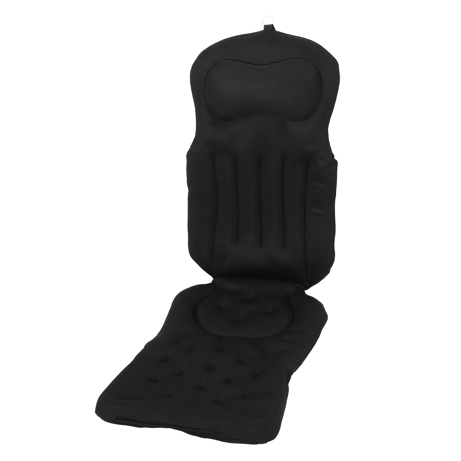 Poduszka do Kąpieli Całego Ciała, Ergonomiczne Podparcie Szyi i Pleców, Lekka Poduszka Spa z Tkaniny Siatkowej 4D Zapewniająca Wygodne Zanurzenie (BLACK)