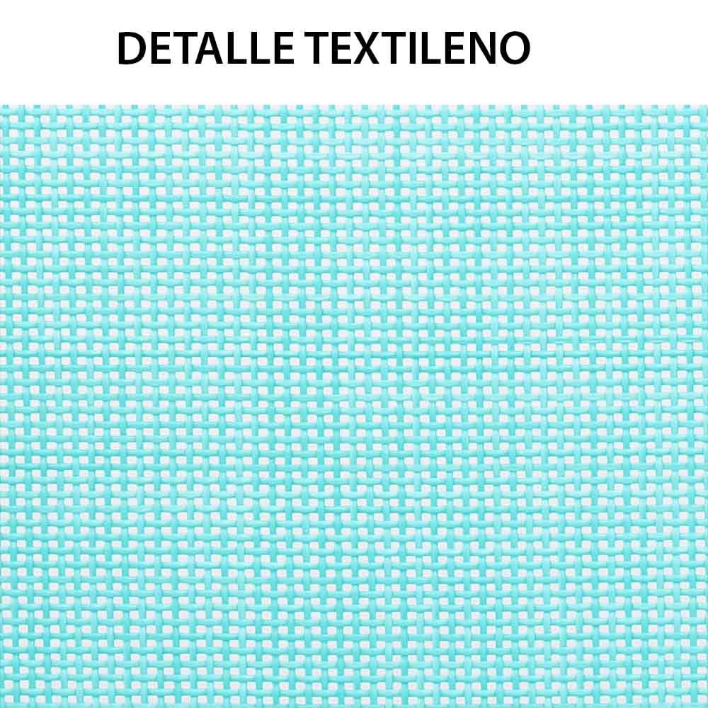 LOLAhome Silla de Playa Alta Plegable y reclinable de 4 Posiciones de Aluminio y textileno Aguamarina de 62x55x100 cm