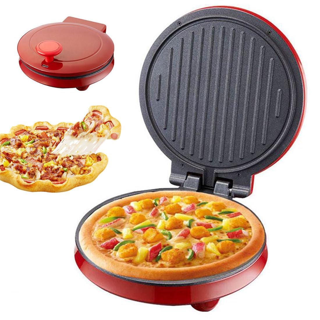 Machine à pizza antiadhésive pour un nettoyage facile