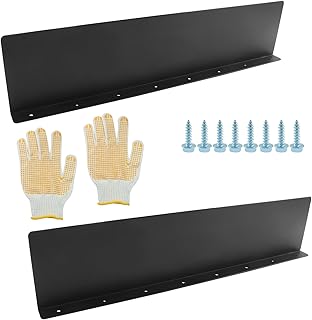 2 Pcs Black Rain Gutter Valley Splash Guards, Roof Rain Diverter for House Residential Flat Shingle Roofs Corner(Bent Style)