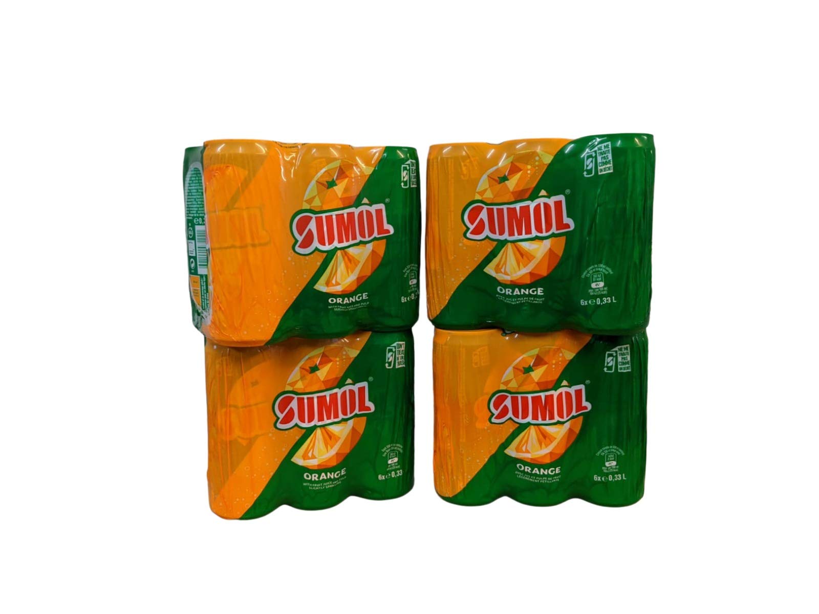 Sumol pack of 24x 330 ml (Orange / laranja, 24x 330 ml)