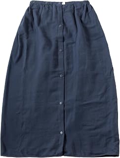 オルタ(oruTa) ラップタオル 大人用 着丈85cm 3WAY キッズ 男の子 女の子 ビーチタオル ボタン調整可 シンプル 吸水速乾 プール 水泳 巻き巻きタオル お着替えタオル 綿100％ ディープネイビー