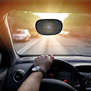 IC ICLOVER Mini Static Cling Sun Shades (2 Pcs): Targeted Glare and UV Protection