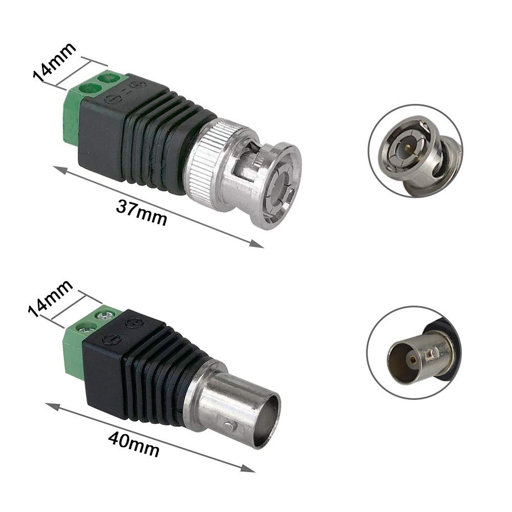 RUNCCI-YUN 10PCS 5.5x2.5mm Connettore Di Alimentazione CC,12V - Foto 9