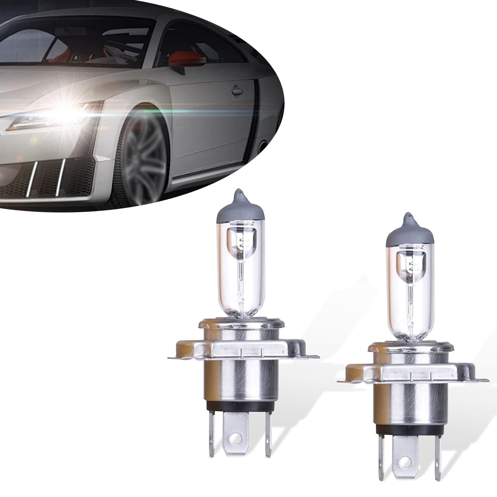 dawfall Car H4 Halogen Bulbs