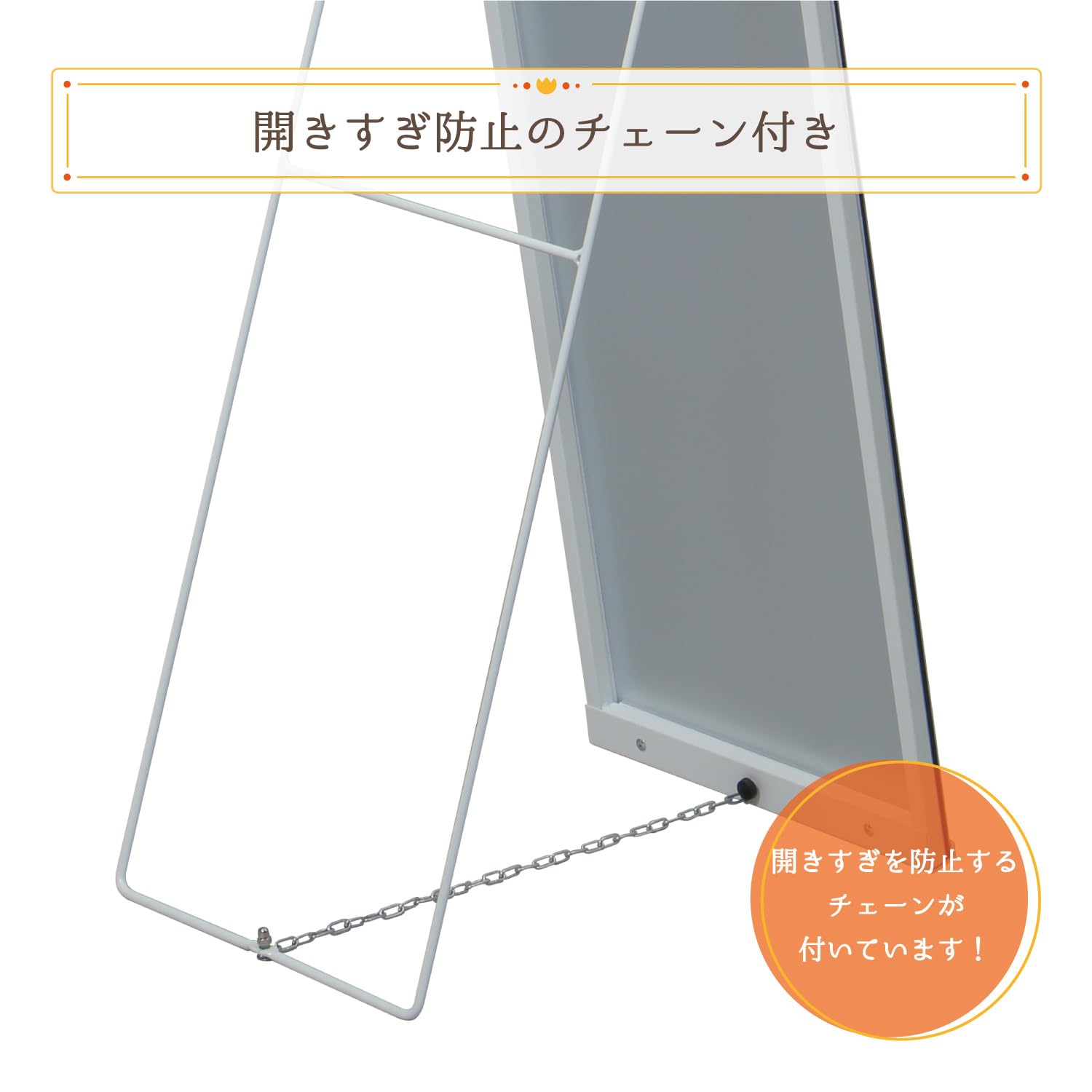 Amazon.co.jp: Belca(ベルカ) ノンフレーム スタンドミラー 幅30×奥行