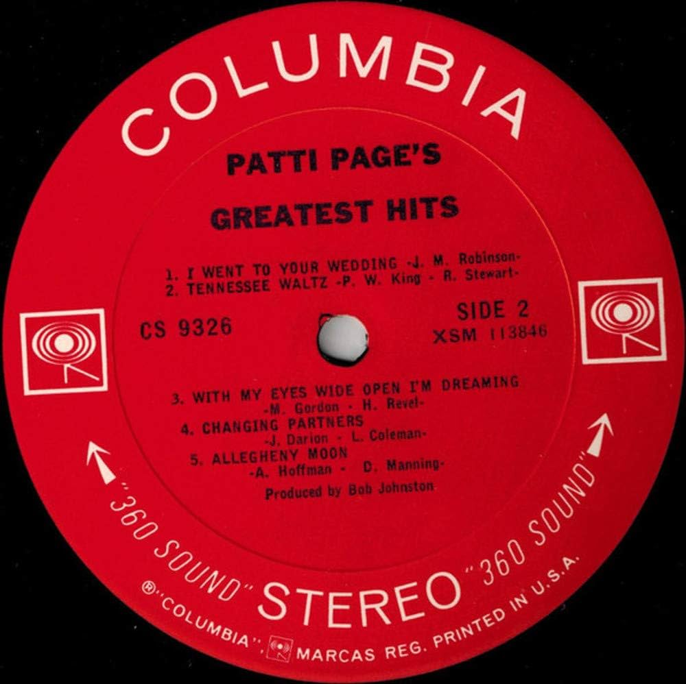 Patti Page's Greatest Hits | Amazon.com.br