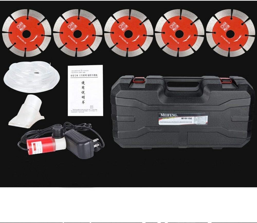 Cortadora eléctrica de pared de 4000 W, 7500 rpm, para ladrillo, hormigón, mármol, granito, cortador, ranurador