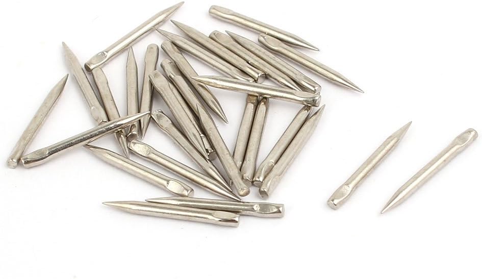 1.4mm x Fastener 15mm Carbon Steel Non-Head Siding Wall Cement Nail 30pcs Model:19as494qo212