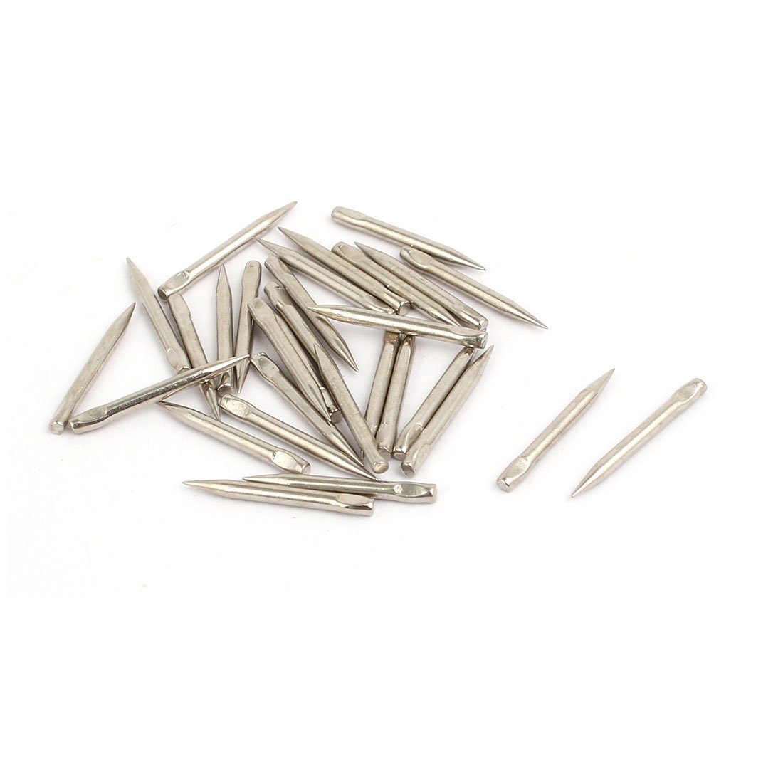 Aexit 1.4mm x fastener 15mm Carbon Steel Non-Head Siding Wall Cement Nail 30pcs Model:19as494qo212