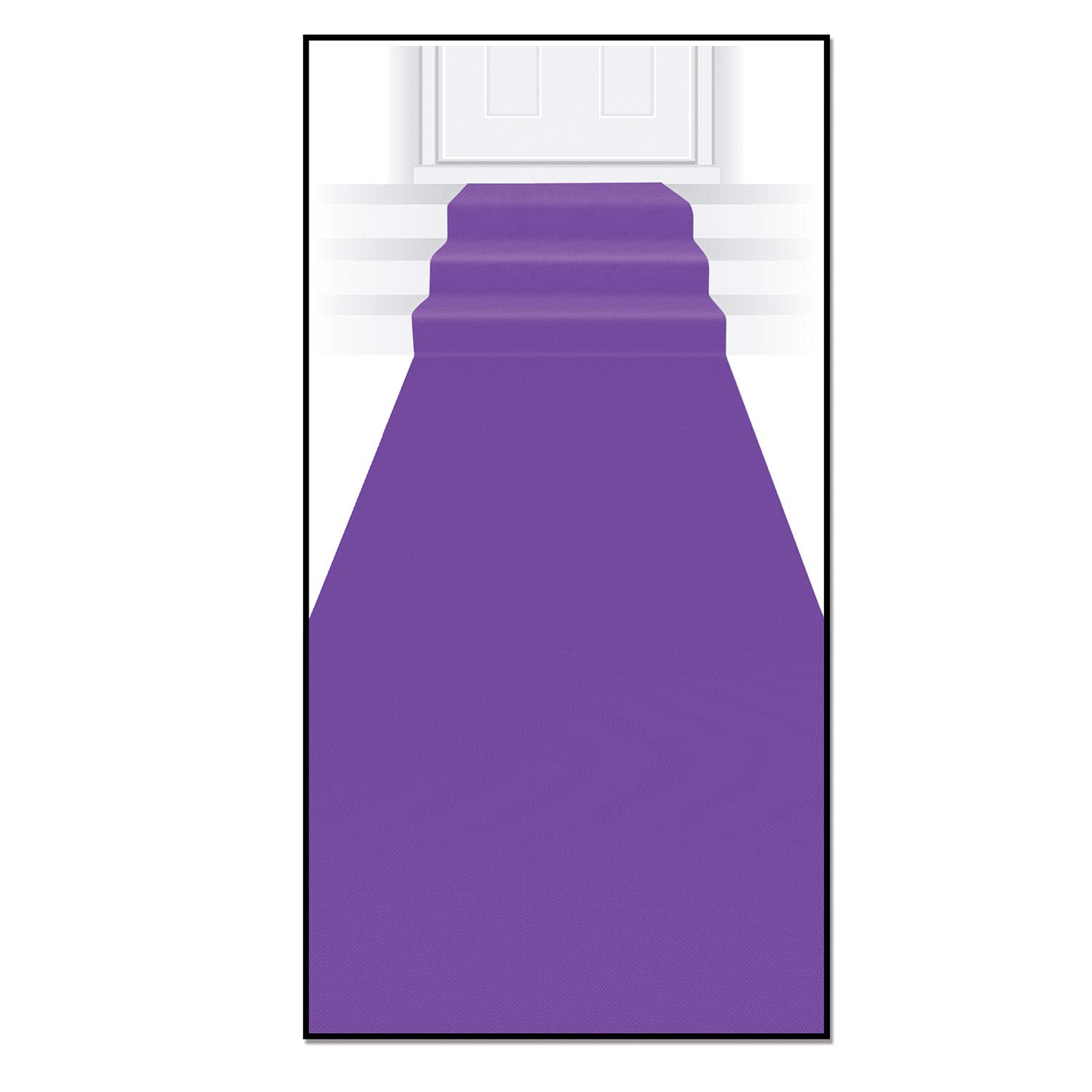 Alfombra de pasillo Beistle S50087PLAZ1 morada para cumpleaños temáticos de niñas