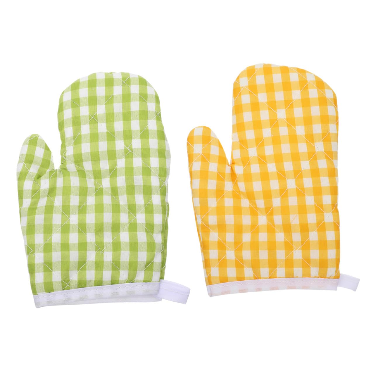 Toyvian Maniques Résistants à Chaleur pour Garçon et Filles Lot de 2 en Polyester Crochet Suspendre Cuisine Micro-Ondes et Barbecue