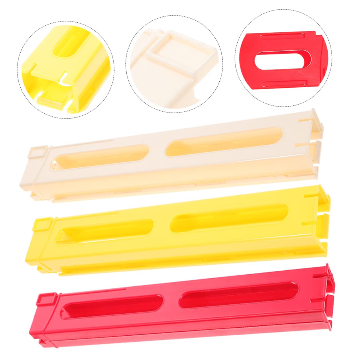 FUNNETOYU Domino Zug Clips - 3-teiliges Set Für Domino Bahn Zubehör