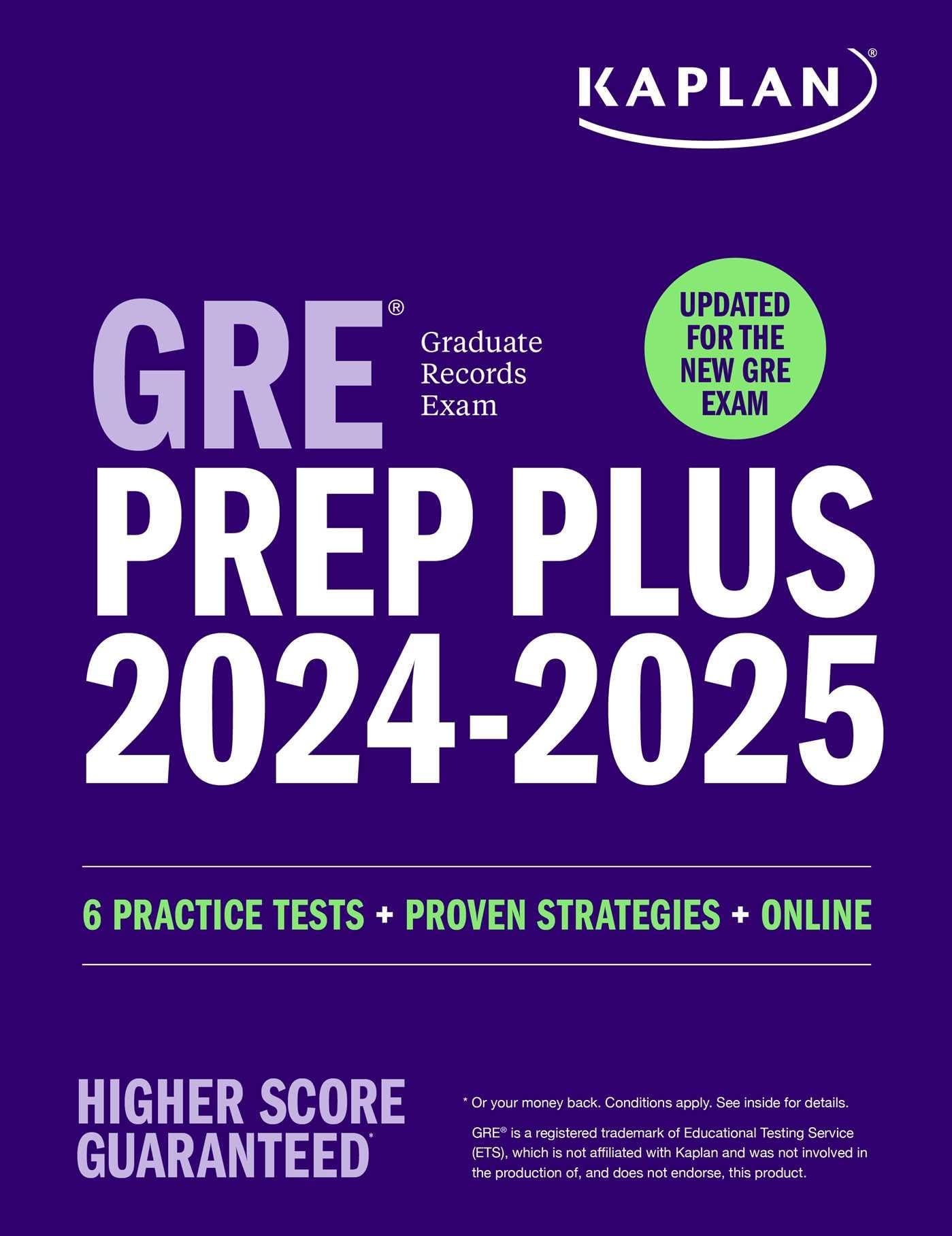 GRE Prep Plus 2024-2025: Your Ultimate Guide to GRE Success (Kaplan Test Prep)