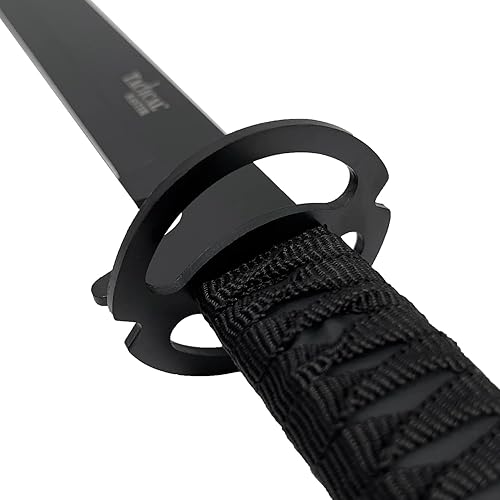 Miniatura 10 de Machete SK1849 de 26.0in viene con 3 cuchillos de lanzamiento, ideal para acampar y deportes al aire libre en