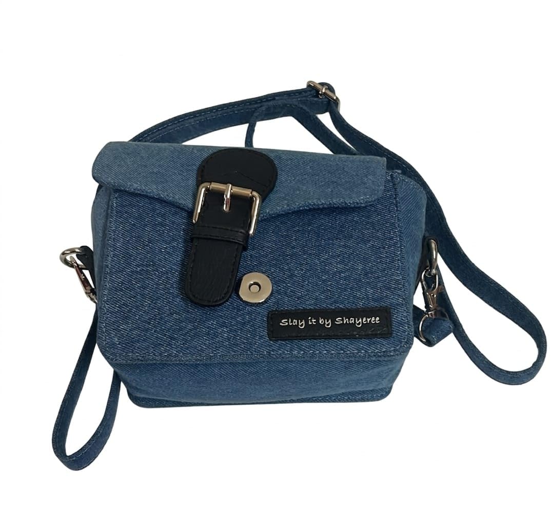 Slay it by Shayeree-Cool Denim Bags, Denim Cloth, Leather Loop, manufactured to add a dash of style for EVERYONE.Bespoke design-image-12