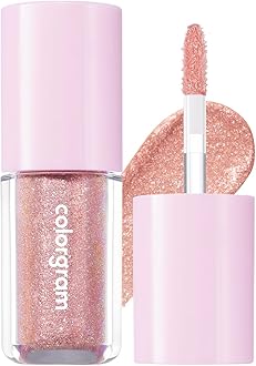 Milk Bling Shadow 13 Spring Pink Ending | Pigmented Glistening Liquid Glitter Eyeshadow, Long-lasting Shimmer to Matte, Infused with different sized Glittery Pearls
