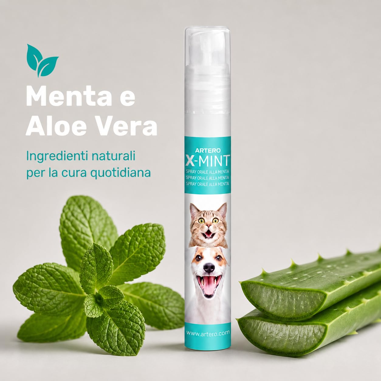 ARTERO X-Mint Spray per l'Alito Cane Gatto Igiene Orale