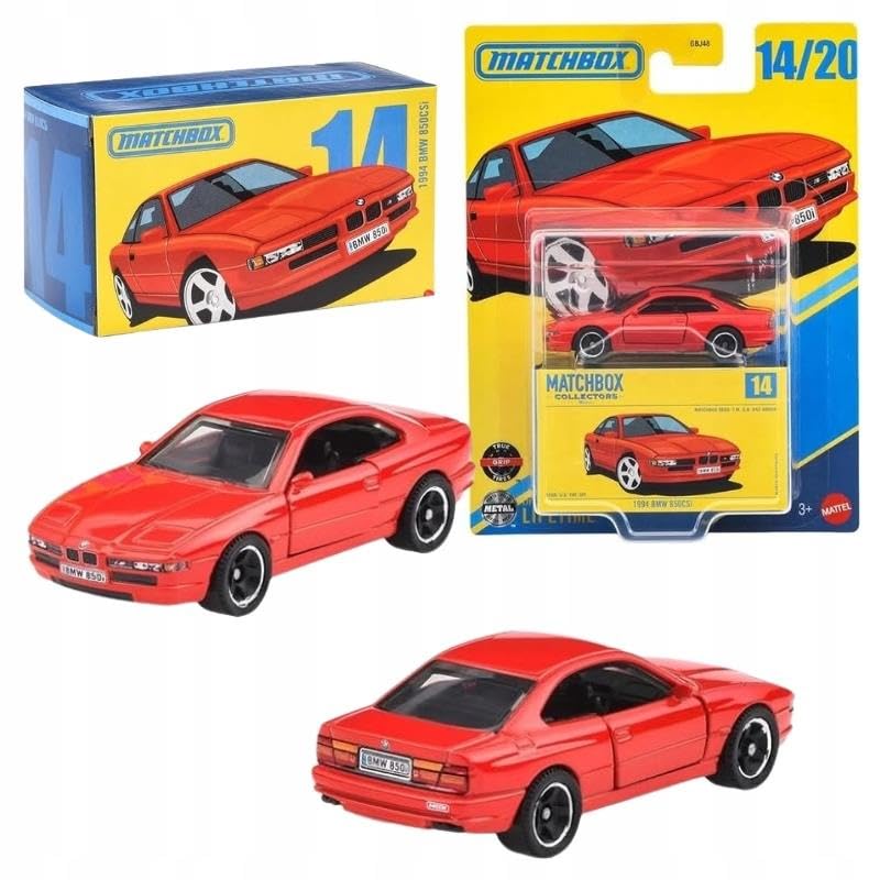 Matchbox Koleksiyon Araçlar 1994 BMW 850CSİ GBJ48 - JCL30 : Amazon