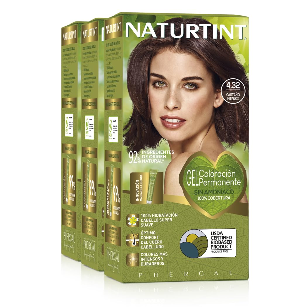 Colorant Capillaire Naturel UNIK – Gel Sans Ammoniaque 500 Ml – Châtain Foncé/Noir – Pour Cheveux, Barbe, Moustache