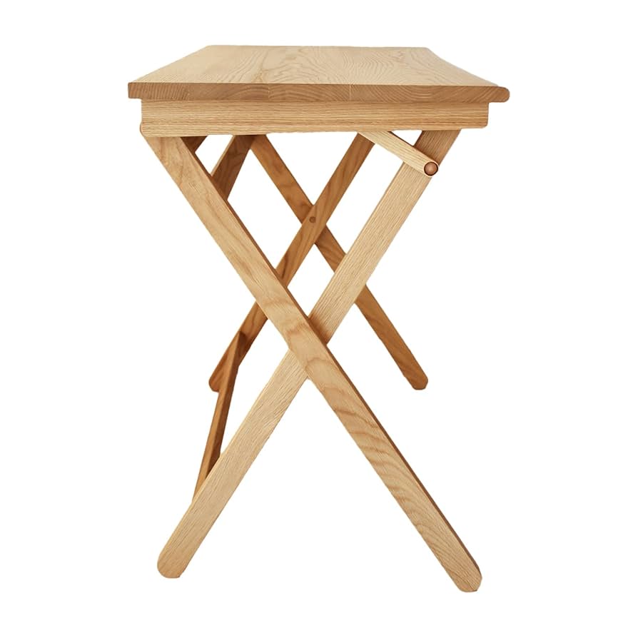 Amazon.co.jp: オークヴィレッジ 折りたたみデスク ナチュラル