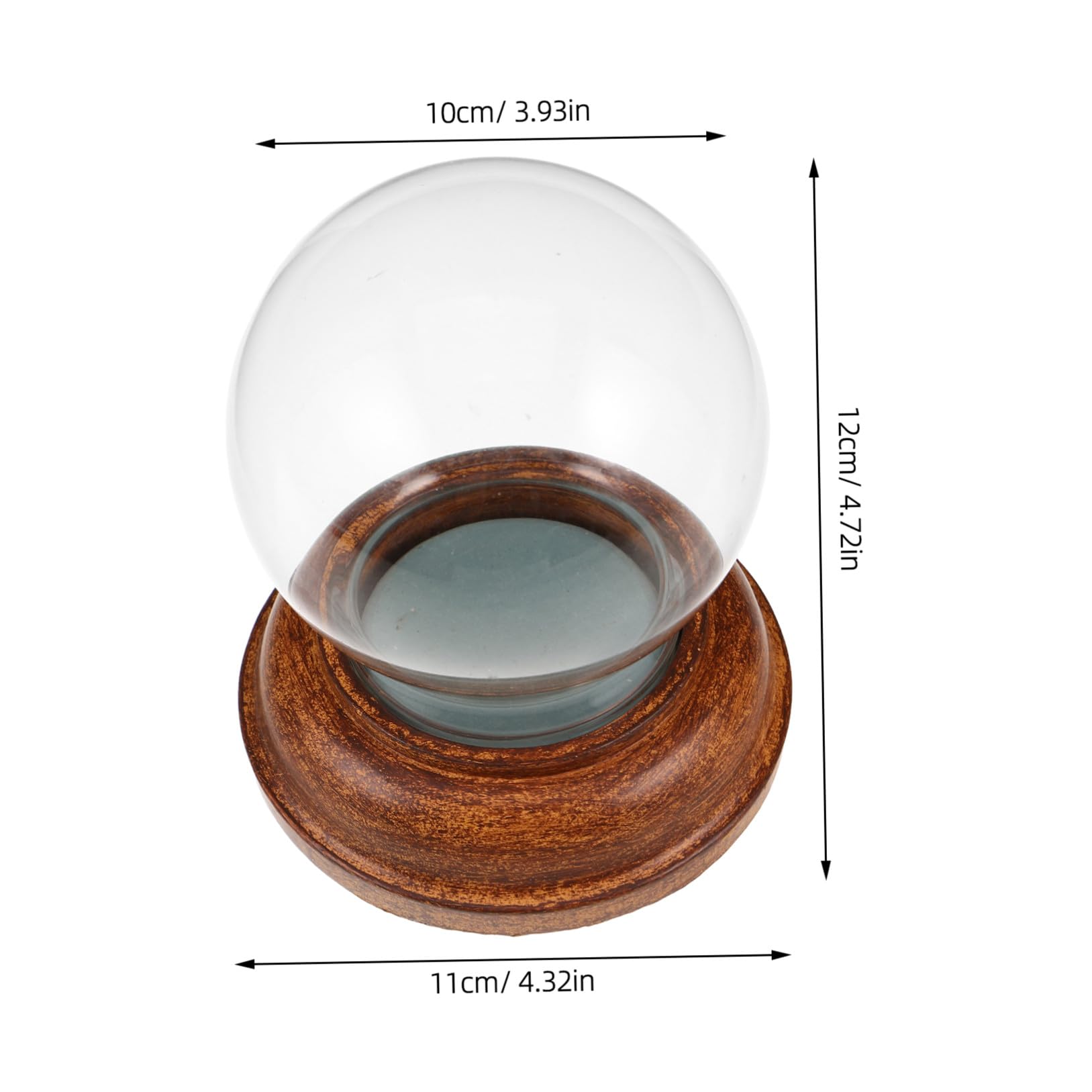 Zerodeko Bola de Transparente para Hacer Bola de Nieve para Manualidades Decoraciones de Bodas Fácil Montaje Kit para Fiesta