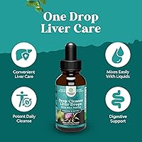 Vista 5 de Limpieza Profunda del Hígado, Desintoxicación y Reparación con Gotas Líquidas de Cardo Mariano - Líquido Desintoxicante del Hígado Extracto