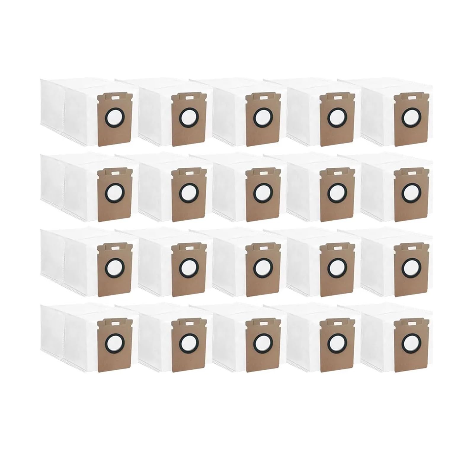 Mwmyquext 20 Pcs Compatible For Roborock H60 Hub Ultra. Vacuum Cleaner Dust Bag Accessory(20 Pcs)