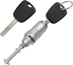 Door Lock Compatible with C2 C3 C3 PLURIEL (2002-2011) Front Left (Driver) Door Barrel, Barrel Lock Kit + 2 Keys OEM 9170T9 9170W9 9170T5 256924