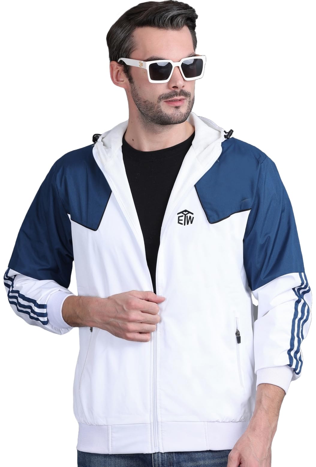 ewools Men Nylon LightWeighted Zipper Windcheater Jacket (Wind10)-picture-14