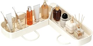 Sink No Drill Bathroom Organizer - Foldable Rotating Hollow Adjustable | Bathroom Sink Shelf Over Faucet for Home Apartment Countertop Vanity Toiletries
