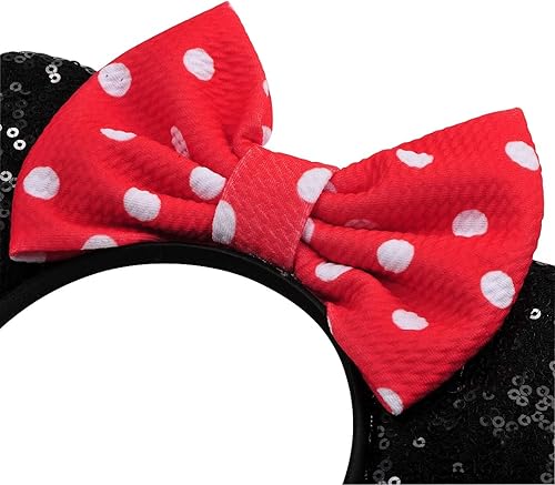 Miniatura 83 de FANYITY Orejas de ratón, diadema de lentejuelas con orejas de ratón para niños, niñas y mujeres (ZZW) Zzw,Baowen,Bf,Negro,Orejas de gato