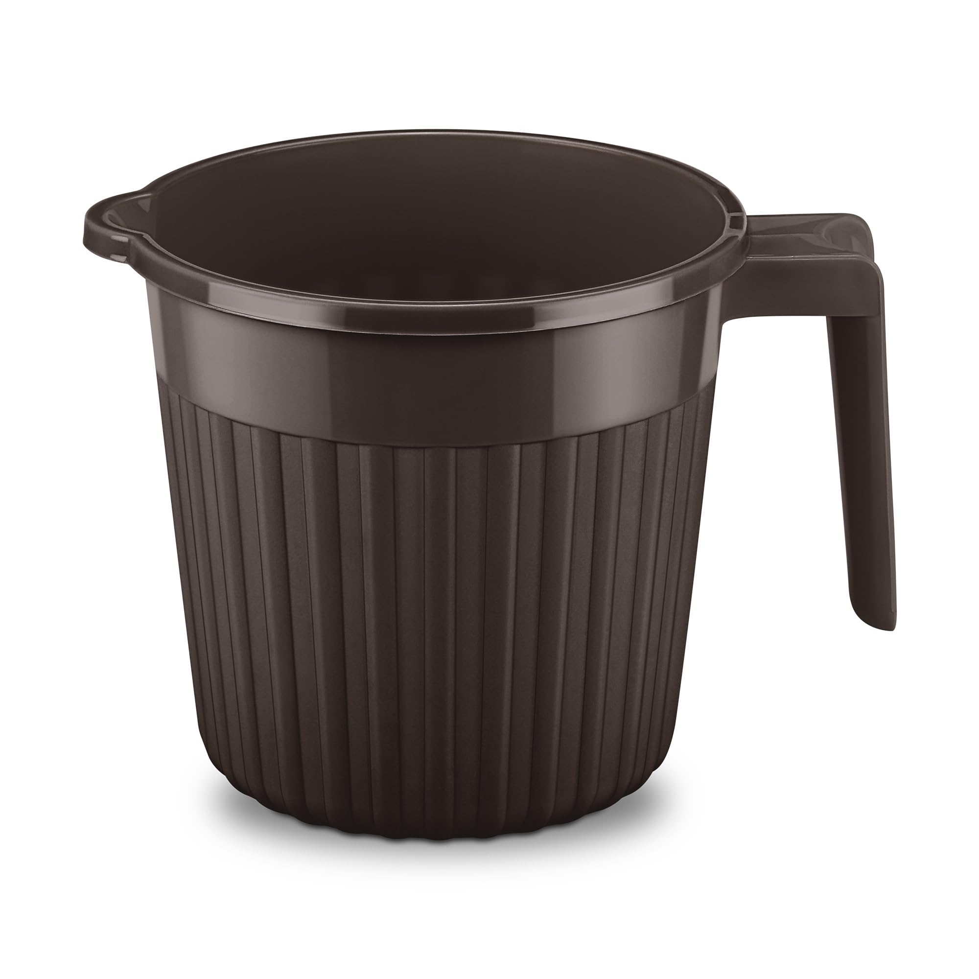 MILTON Ritz Plastic Mug, 1 Litre, Choco Brown | Bathroom Mug | Multipurpose (B0D62L6KNN) Amazon Price History, Amazon Price Tracker