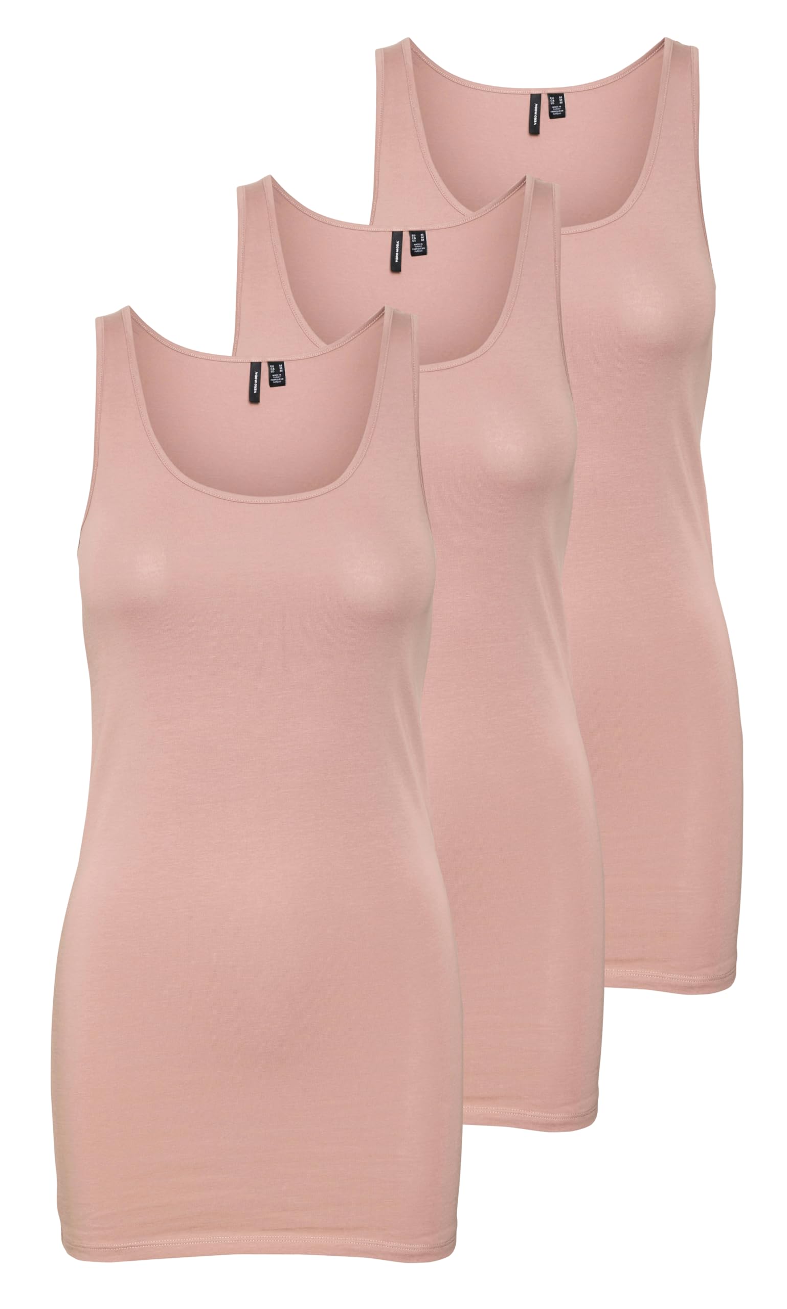 VERO MODA female tank top, pack of 3 - - M