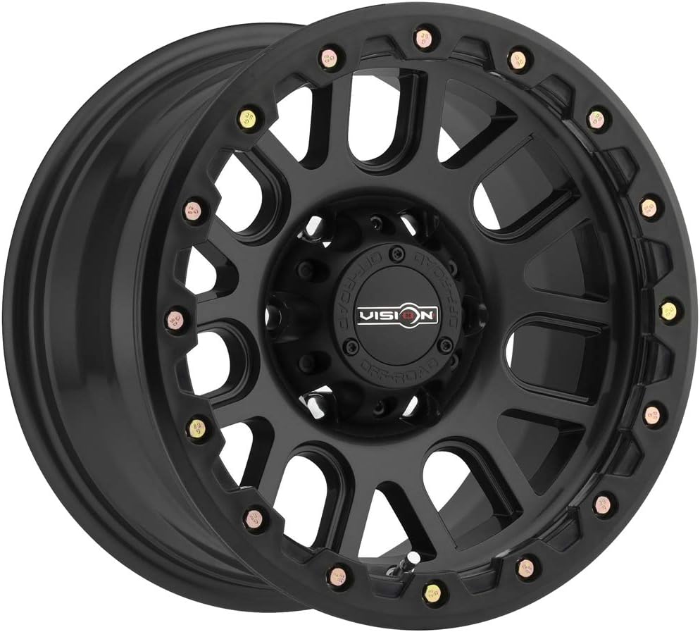 Vision Nemesis 17x9 Black Wheel / Rim 5x5 with a -12mm Offset and a 71.5 Hub Bore. Partnumber 111-7973MB-12