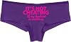 Knaughty Knickers Its Not Cheating If My Husband Watches Slutty Purple Panties