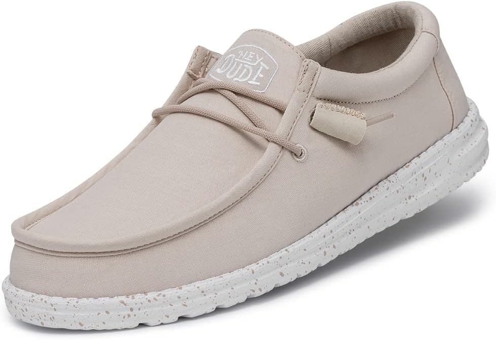 HEYDUDEMen's Wally Funk Mono | Men's Shoes | Men Slip-on Loafers | Comfortable & Light-Weight