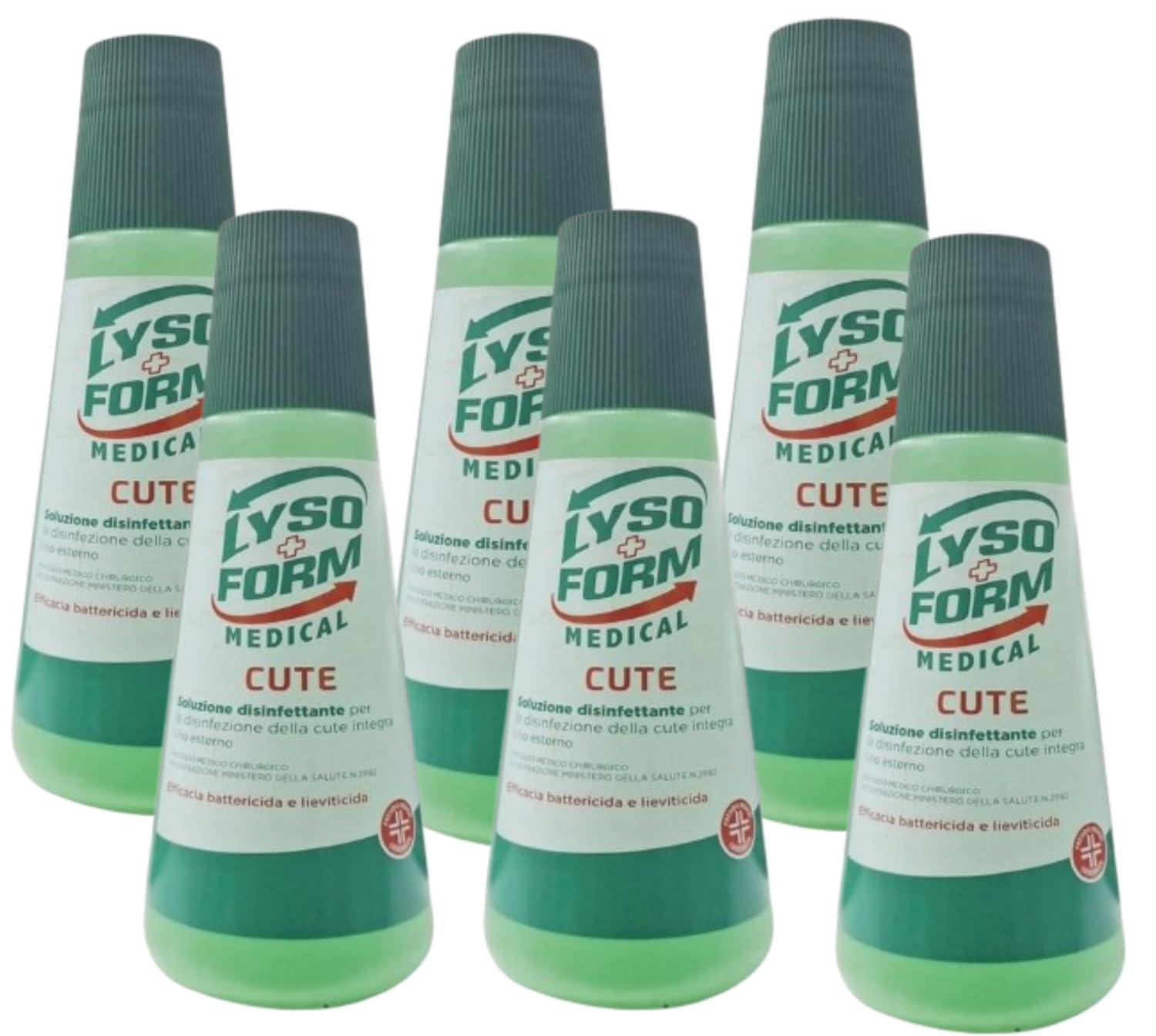 Disinfettante Liquido Medical Cute 250 ml, Disinfettante Ferite antibatterico non Aggressivo Presidio Medico Chirurgico (250 ml (Confezione da 6))