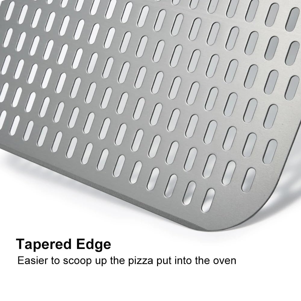 Pala Per Pizza Pala for pizza da 14/13/12 pollici con set di spatole 7/8/9, manico blu, utensili for(14inch7inch)