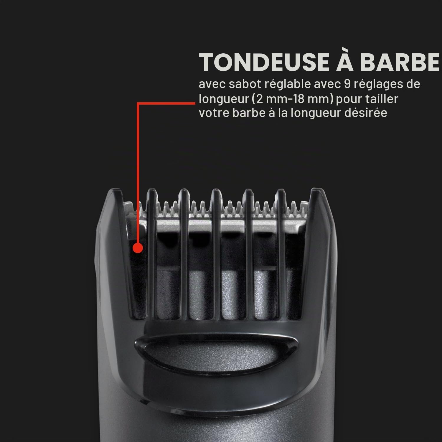 Remington The Works MB905 Kit de tondeuse à barbe avec lames en céramique avancées (kit de 6 pièces : tondeuse à barbe et tondeuse de précision avec peigne à chaumes, tondeuse nez et oreille,