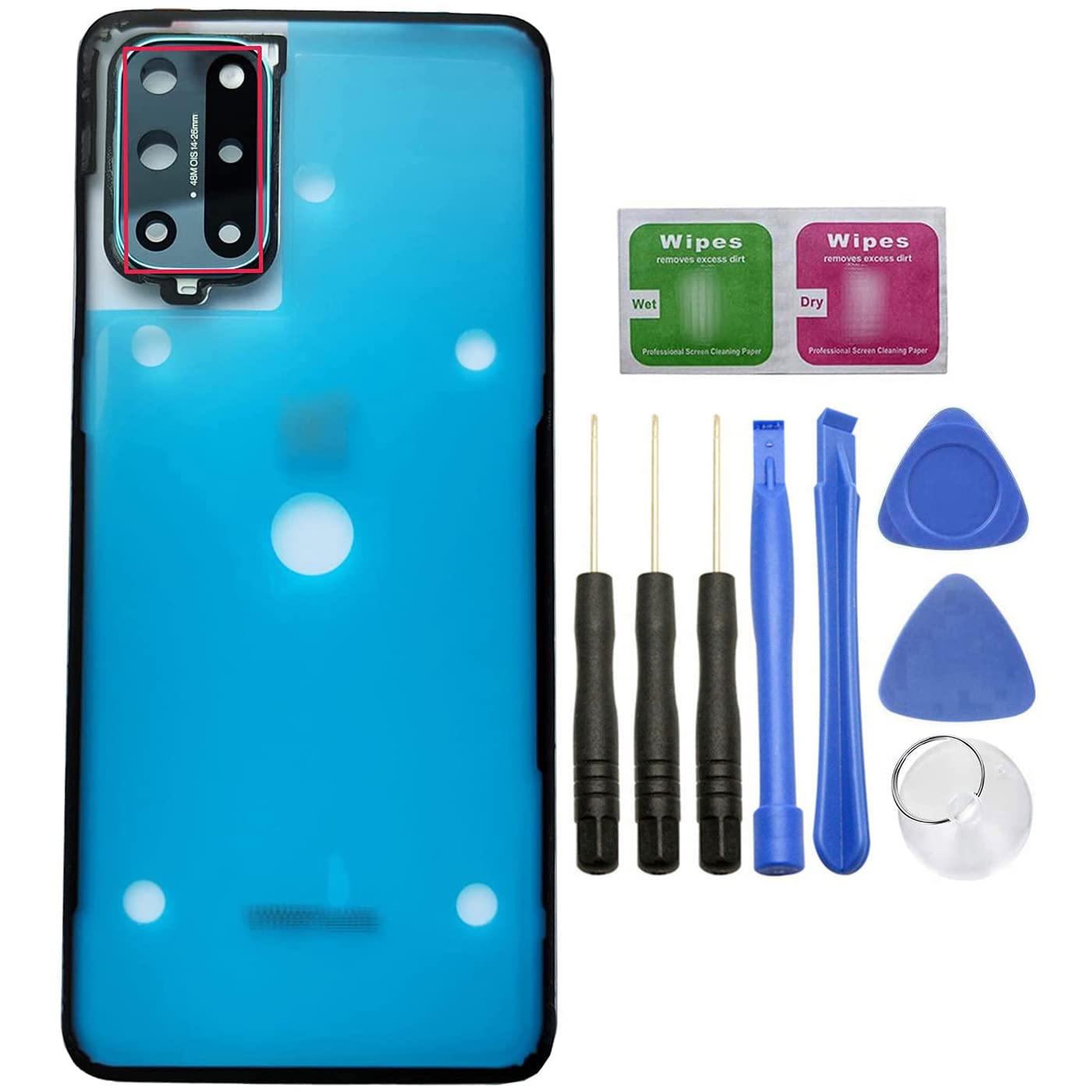 Ubrokeifixit For Oneplus 8t Housing Rear Panel Back Glass Door
